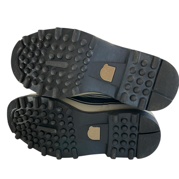 Sorel HD Nubuck Waterproof Caribou Boots Black and Tusk Mens 9 - Picture 6 of 13